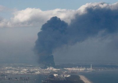 "Fukushima incendio della centrale nucleare"