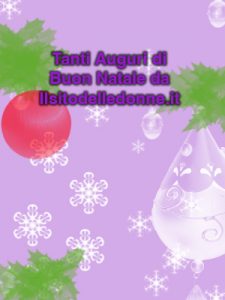 "auguri alle donne di buon Natale"