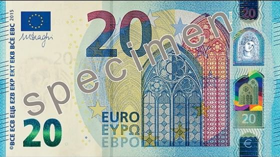 20 euro nuova banconota